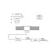  Single Pods Waterproof IP67  - Flat Surface LED Step/Stair/Deck Light - FLAT NON-POLISHED STAINLESS STEEL LED COURTESY LIGHT- WK-SS1FSX - AZLED